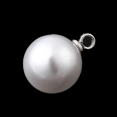 ABS Plastic Imitation Pearl Pendants FIND-H052-01F-04P-1