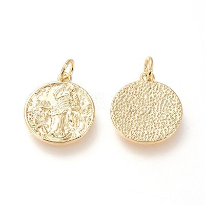 Brass Pendants X-KK-L006-026G-1