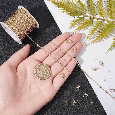 DIY Chain Bracelet Necklace Making Kit DIY-BBC0001-15-1