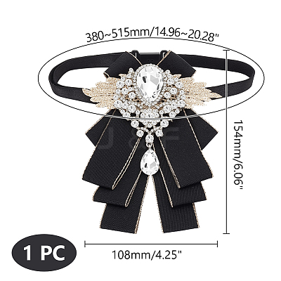 Bowknot Adjustable Polyester Bow Ties AJEW-WH0518-56A-1