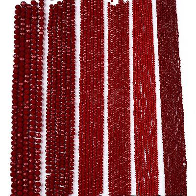 Opaque Solid Color Imitation Jade Glass Beads Strands LS-EGLA-A044-P6mm-D02-1