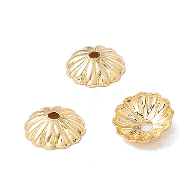 Multi-Petal Brass Bead Caps KK-A162-04G-1