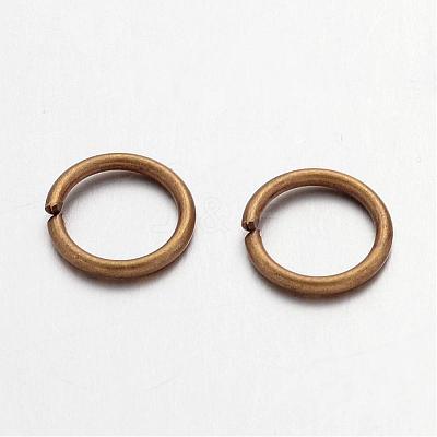 Brass Open Jump Rings X-JRC8MM-AB-1