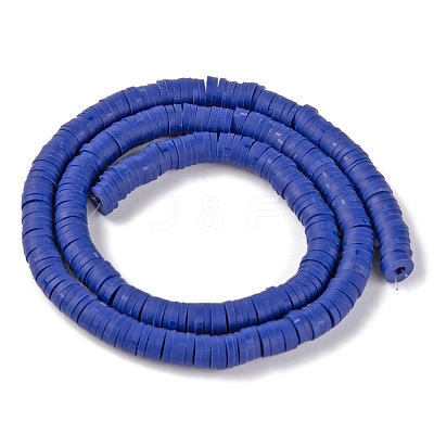 10 Strands 5 Colors Handmade Polymer Clay Beads Strands CLAY-LS0001-12-1