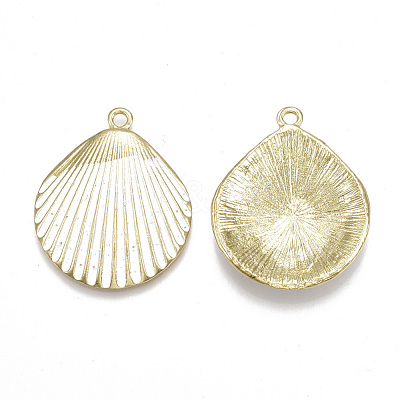 Spray Painted Alloy Pendants PALLOY-T065-20D-1