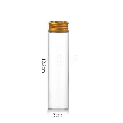 Clear Glass Bottles Bead Containers CON-WH0085-75H-02-1