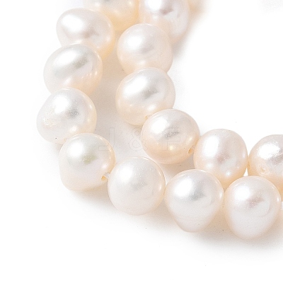 Natural Cultured Freshwater Pearl Beads Strands PEAR-I007-07Q-06C-1
