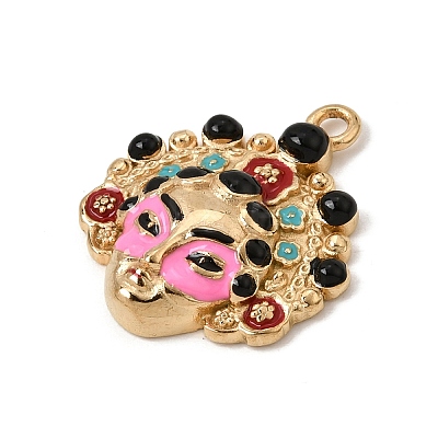 304 Stainless Steel Enamel Pendants SA-CBAA9A2-03G-01-1