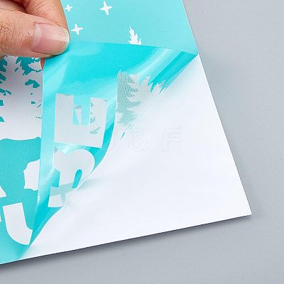 Self-Adhesive Silk Screen Printing Stencil DIY-WH0173-021-K-1