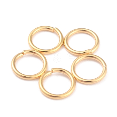 Rack Plating Brass Open Jump Rings KK-O139-18Q-G-1
