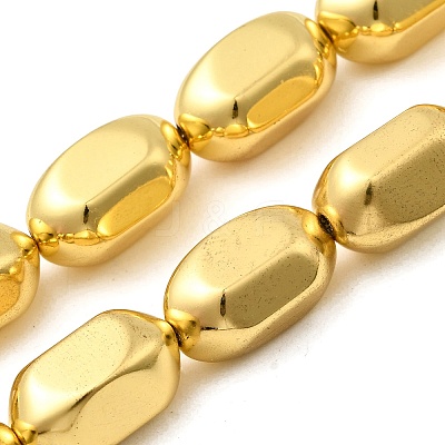 Electroplate Glass Beads Strands EGLA-F166-17G-1