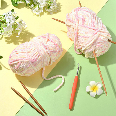 Super Bulky Chenille Polyester Yarn YCOR-FZC0001-01G-1