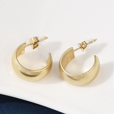 304 Stainless Steel Stud Earrings EJEW-Z089-34G-1