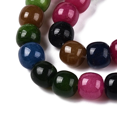 Dyed Natural White Jade Beads Strands G-T138-210A-1