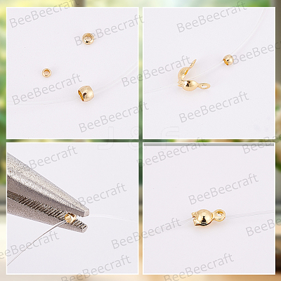 800Pcs 2 Colors 304 Stainless Steel Spacer Beads STAS-BBC0009-75A-1