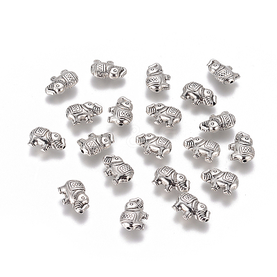 Tibetan Style Alloy Beads PALLOY-TAC0009-27AS-1