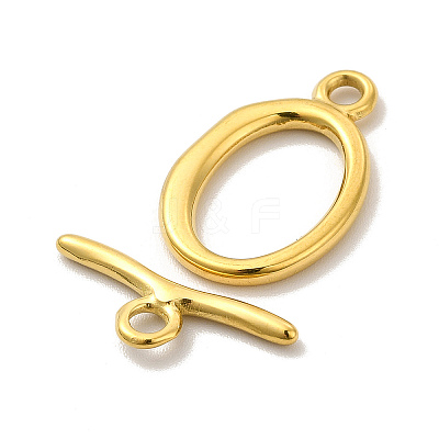 Ion Plating(IP) 304 Stainless Steel Toggle Clasps STAS-F290-05G-1