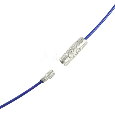 32Pcs 8 Colors Steel Wire Bracelet Cord DIY Jewelry Making TWIR-FS0001-02-1
