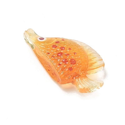 Transparent Resin Pendants RE-CBA098D-01D-1