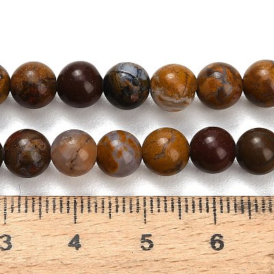Natural Wealth Stone Beads Strands G-C289-B01-6mm-1