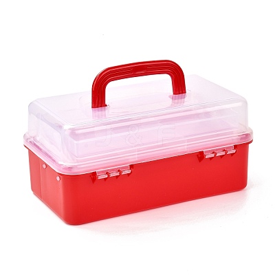 Rectangle Portable PP Plastic Storage Box CON-D007-01D-1