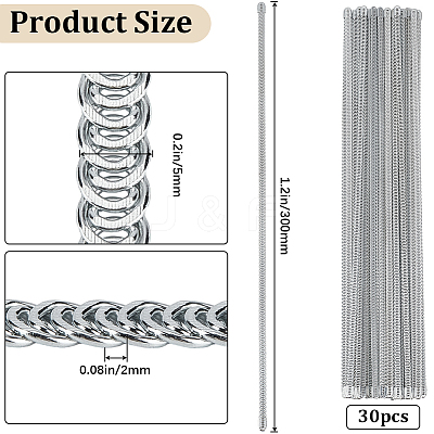 Carbon Steel Spiral Corset Boning Stay LS-FIND-WH0420-01D-P-1