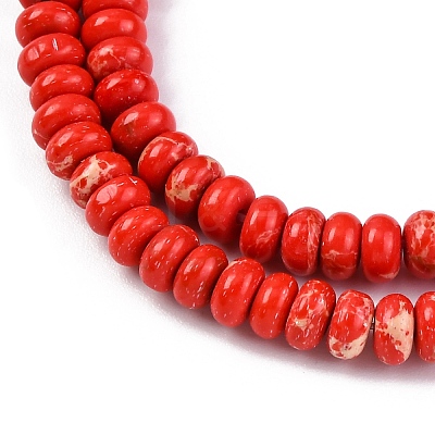 Synthetic Imperial Jasper Dyed Beads Strands G-K343-C39-03-1