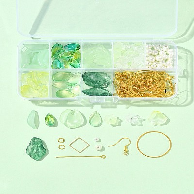 DIY Dangle Earrings Kits DIY-FS0009-02-1