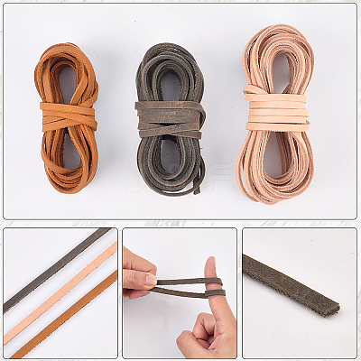 5M Flat Cowhide Leather Cords WL-GF0001-27C-02-1