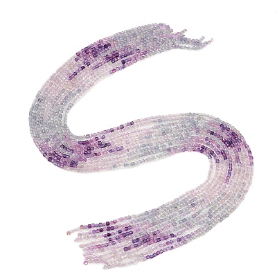 Natural Fluorite Beads Strands G-P457-B01-55-1