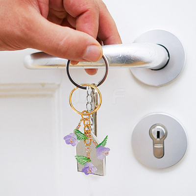 Acrylic & Glass Keychain KEYC-NB00007-1