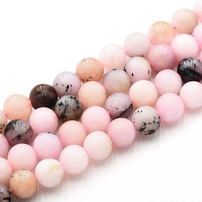 Natural Quartz Beads Strands G-N355-8mm-52-1