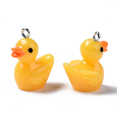 Opaque Resin Pendants RESI-S356-065-1