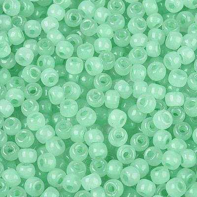 6/0 Transparent Inside Colours Glass Seed Beads SEED-N008-08I-1
