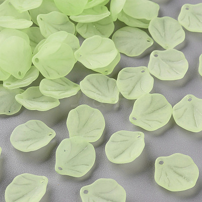 Transparent Frosted Acrylic Pendants MACR-S371-02A-728-1
