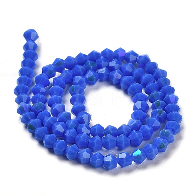 Opaque Solid Color Imitation Jade Glass Beads Strands LS-EGLA-A039-P4mm-L11-1