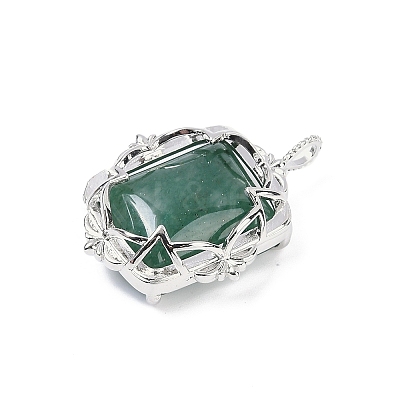Natural & Synthetic Mixed Gemstone Pendants G-I381-01P-1