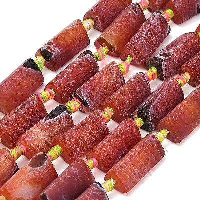 Natural Weathered Agate Beads Strands G-A321-F02-01C-1