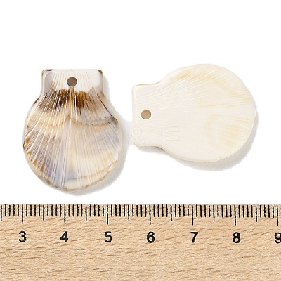 Ocean Theme Opaque Acrylic Pendants OACR-U004-03A-1