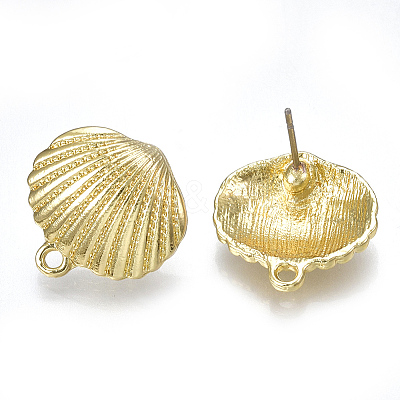 Alloy Stud Earring Findings X-PALLOY-S121-23-1