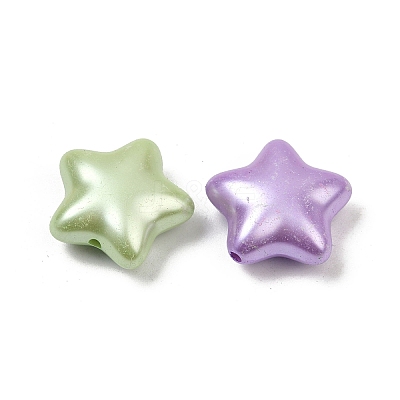Opaque Acrylic Imitation Pearl Beads X-OACR-B031-53-1
