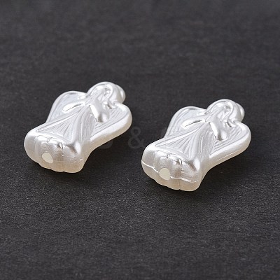 ABS Plastic Imitation Pearl Beads OACR-P007-68-1
