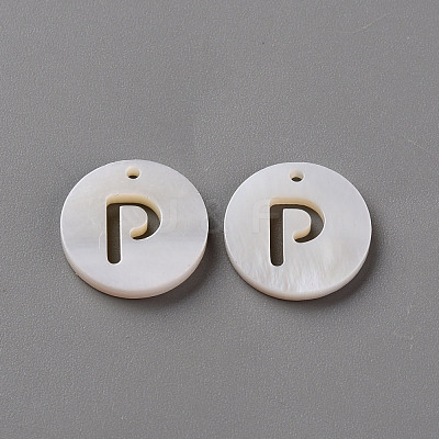 Natural Freshwater Shell Pendants SHEL-Q311-008P-1