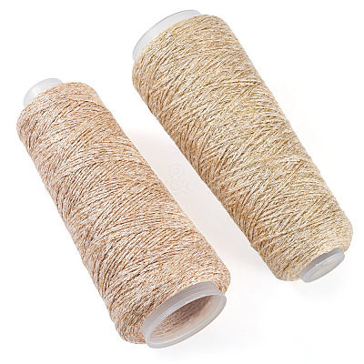 2 Rolls 2 Colors Cotton Cord OCOR-TA0003-47F-1