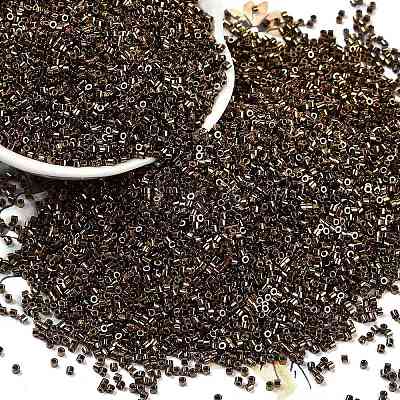 Electroplate Glass Seed Beads SEED-H003-10I-1