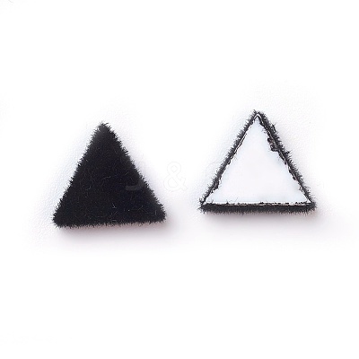 Flocky Acrylic Cabochons X-OACR-I001-J02-1