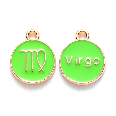 Alloy Enamel Pendants ENAM-S124-01B-06B-1