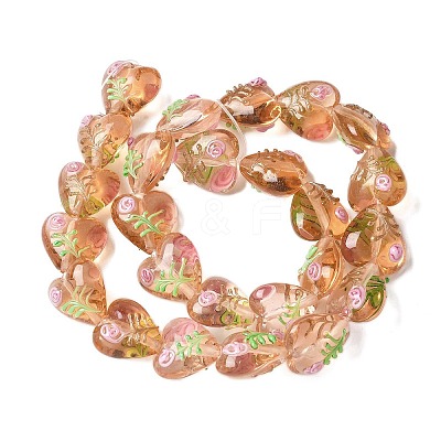 Handmade Transparent Lampwork Beads BLOW-D300-07H-1