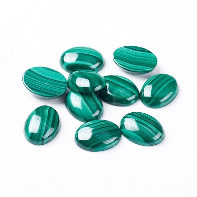 Natural Malachite Cabochons G-E557-03J-1