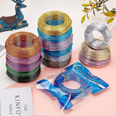 Round Anodized Aluminum Wire AW-BC0007-2.0mm-10-1